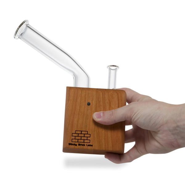 Sticky Brick Vaporizer in hand