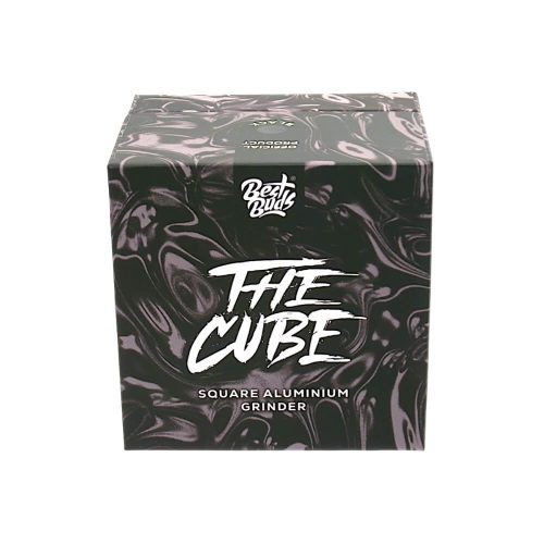 Best Buds The Cube Aluminium Grinder Black 4 Parts 50mm 20