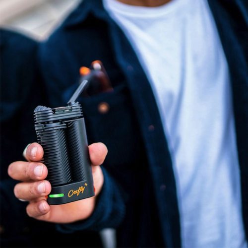 Crafty plus v2 vaporizer size in hand