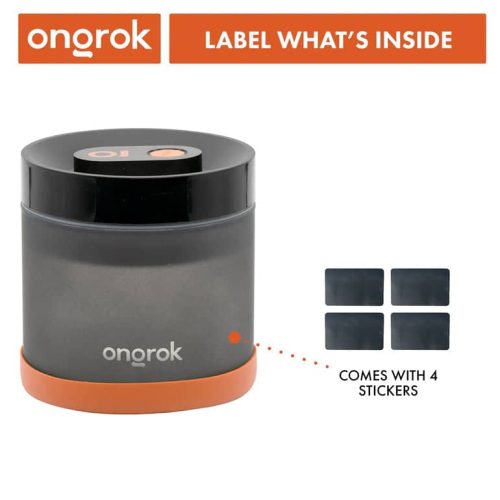 ONGROK Vacuum Pump Jar label