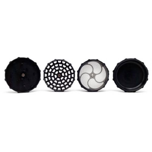 Phoenician Large 4pc Grinder Jet Black With Papers Holder 1