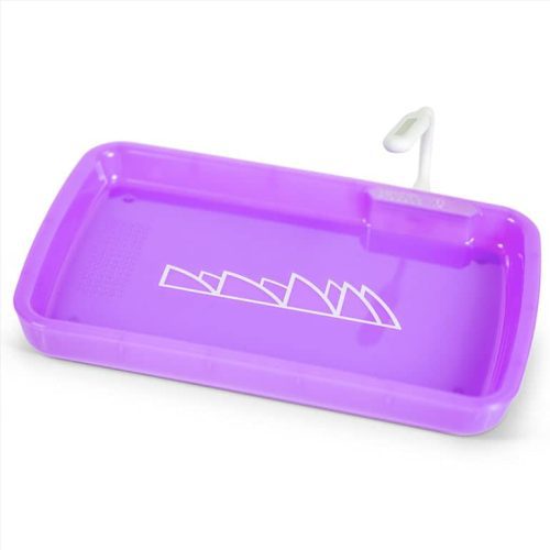 Piranha LED Rolling Tray Purple