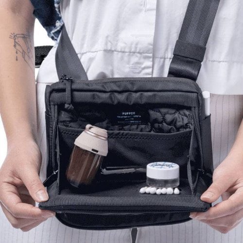 Proxy travel case black open tray