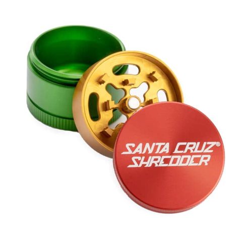 Santa Cruz Shredder 3 Piece Grinder Small Rasta