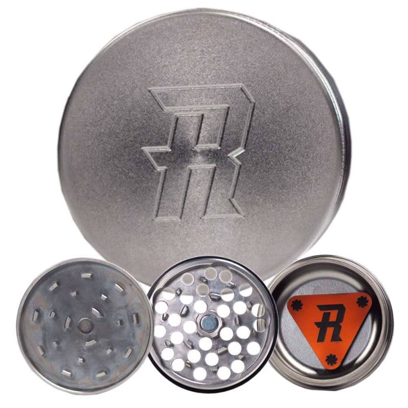 Stainless steel herb ripper grinder 3 peice 3