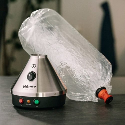 Volcano classic vaporizer with balloon