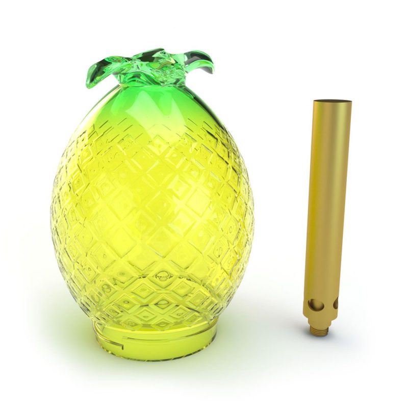 pineapple glass globe studenglass 2