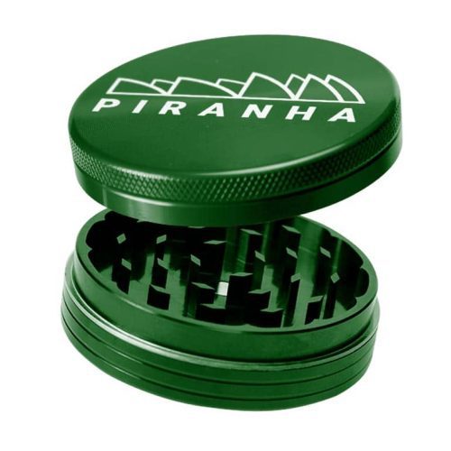 Piranha 2 Piece Grinder Green