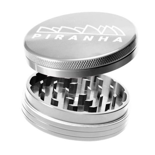 Piranha 2 Piece Grinder Silver