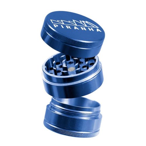 Piranha 3 Piece Grinder Blue