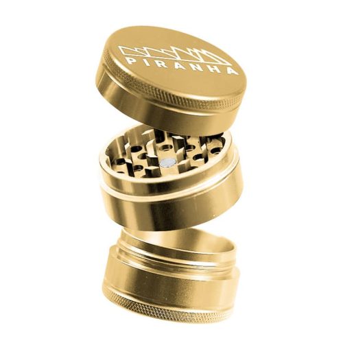 Piranha 3 Piece Grinder Gold