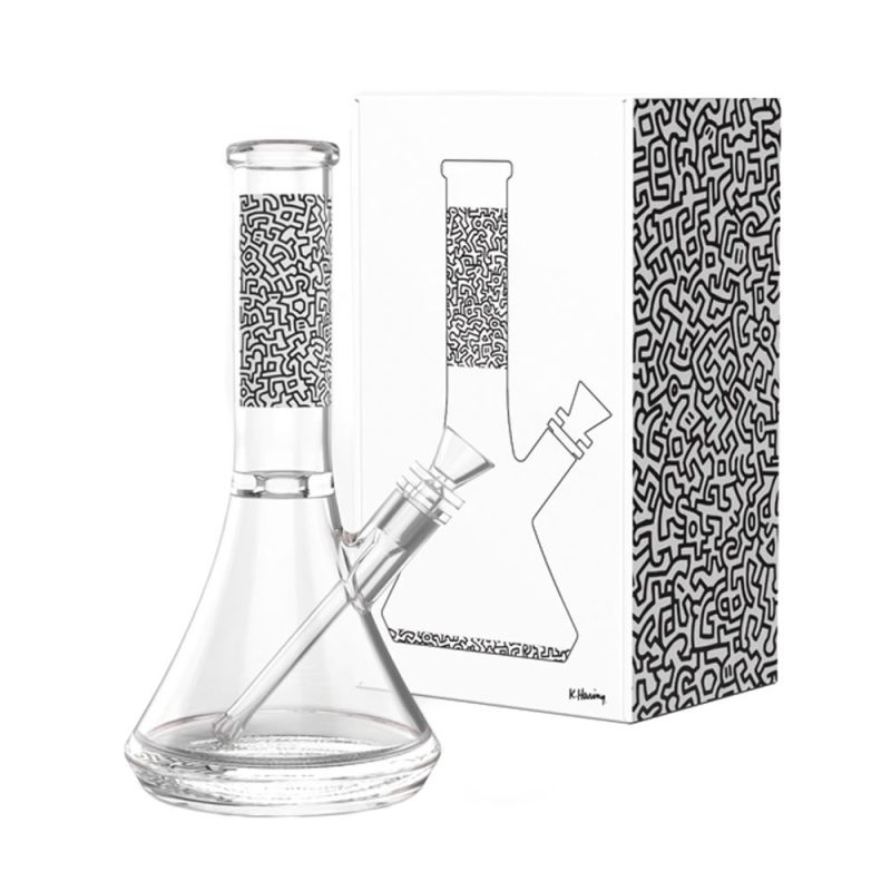 water pipe black white keith haring herbalize 1 1