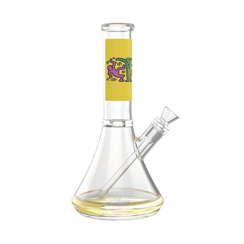 water pipe yellow keith haring herbalize